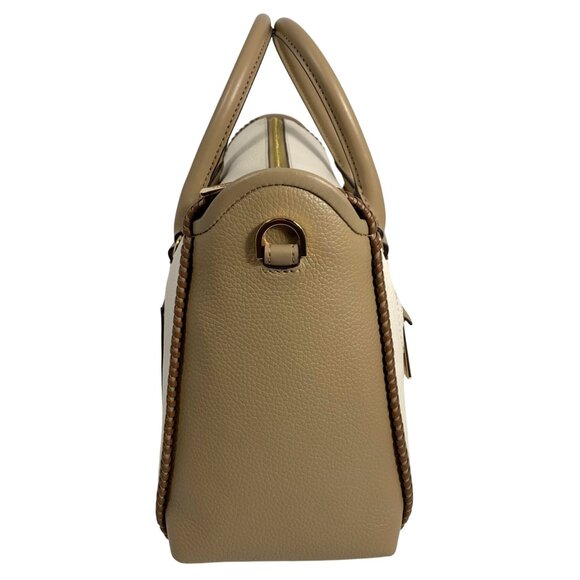 NWT $598 MICHAEL KORS Carine LRG Top Zip Satchel Double Handle + Crossbody Strap - Picture 4 of 8